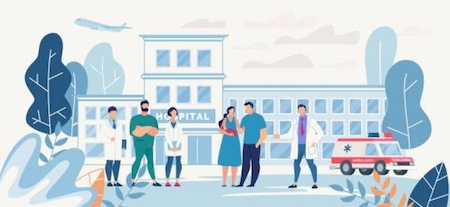 Notre zone d'activité pour ce service Chauffeur de taxi ambulance conventionné CPAM pour transport à l'hôpital avec ponctualité garantie et service adapté à vos besoins spécifiques
